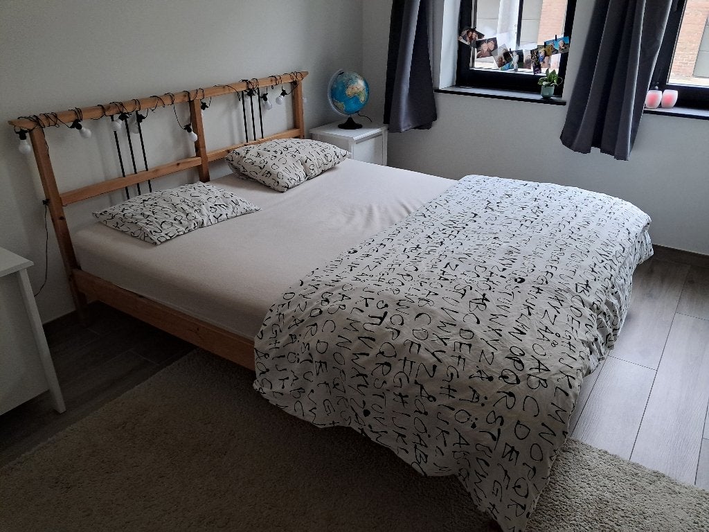 Bed inclusief matras, Huis en Inrichting, Slaapkamer | Bedden, Ophalen, Gebruikt, 210 cm, Tweepersoons