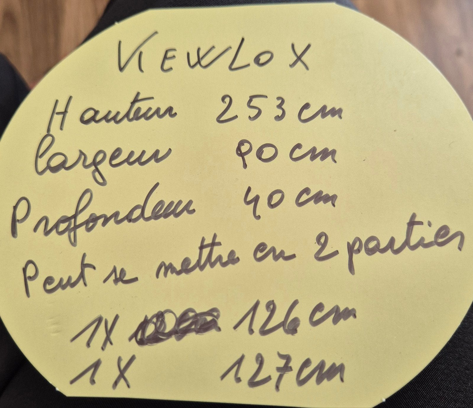 meuble.kewlox, Enlèvement, Utilisé