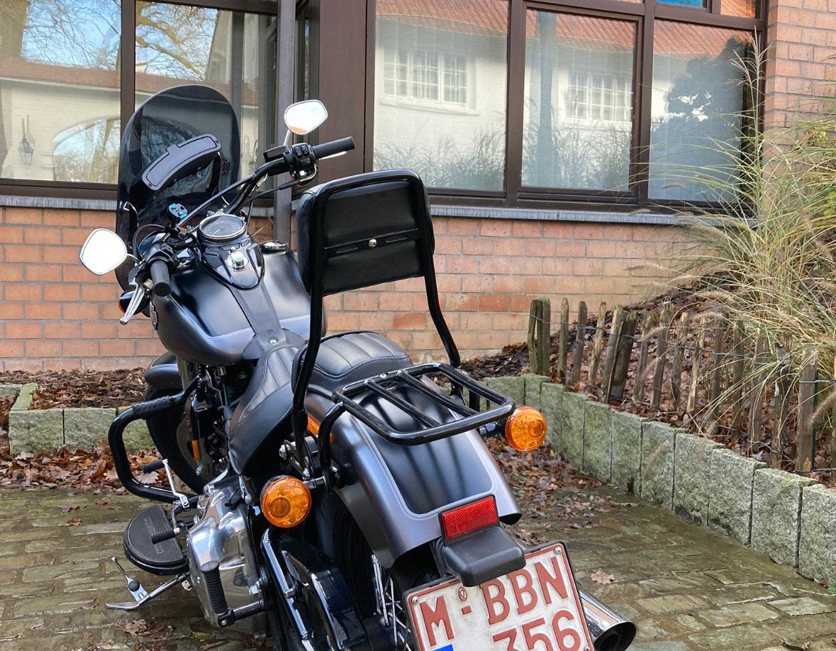 Sissybar et porte bagages pour Harley Davidson Softail Slim, Enlèvement, Utilisé