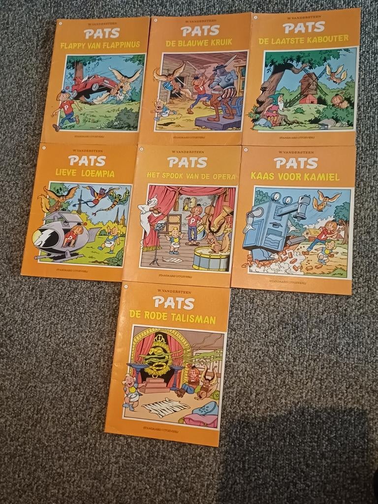 Complete reeks Pats - Willy Vandersteen - eerste druk, Complete serie of reeks, Ophalen of Verzenden, Gelezen, Willy Vandersteen