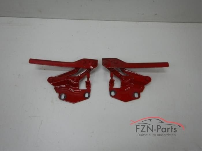 Audi R8 420 Motorkap Scharnieren Set Voorzijde Rood, Enlèvement ou Envoi, Utilisé