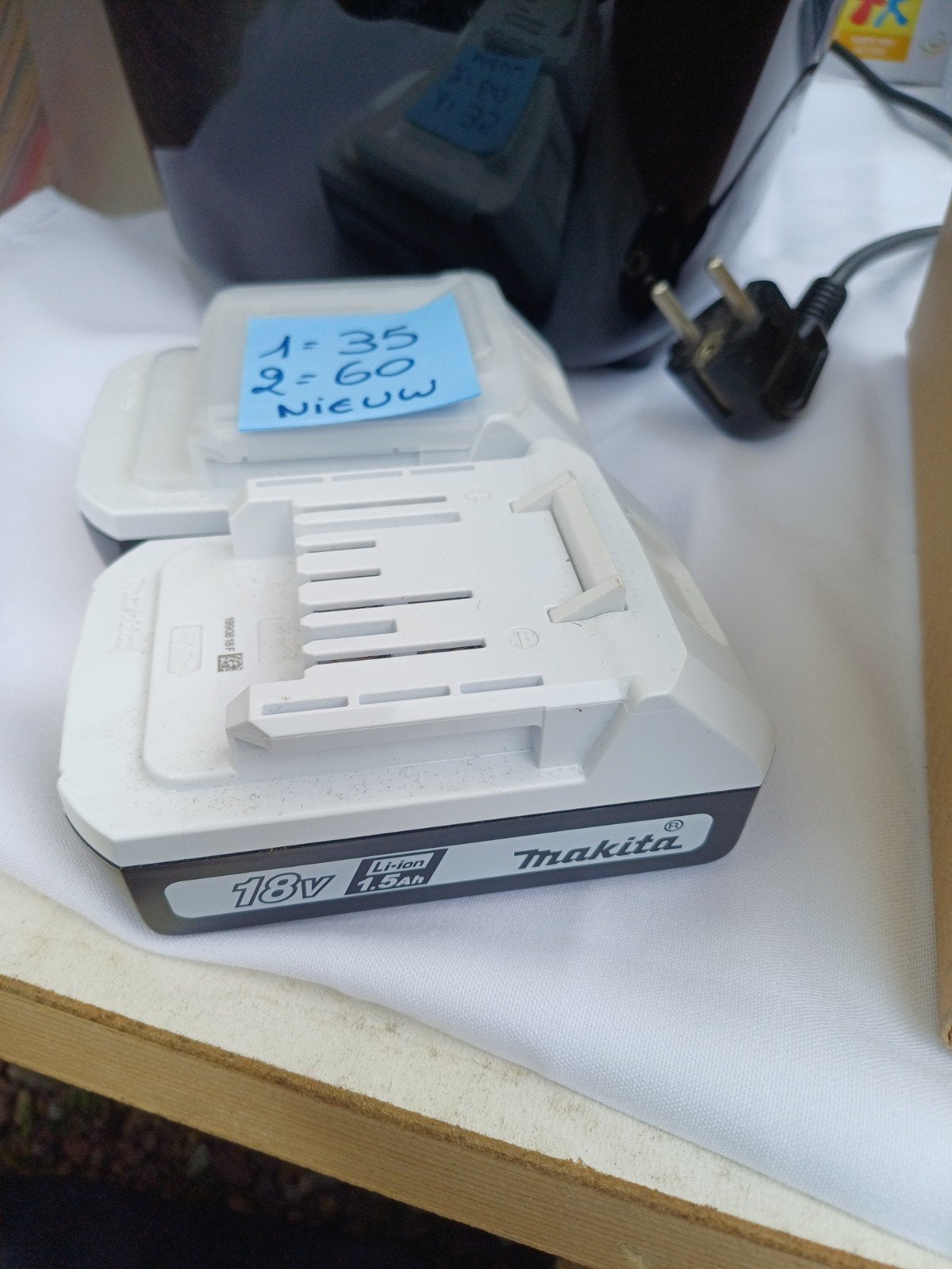 2 batt makita nieuw, Ophalen of Verzenden