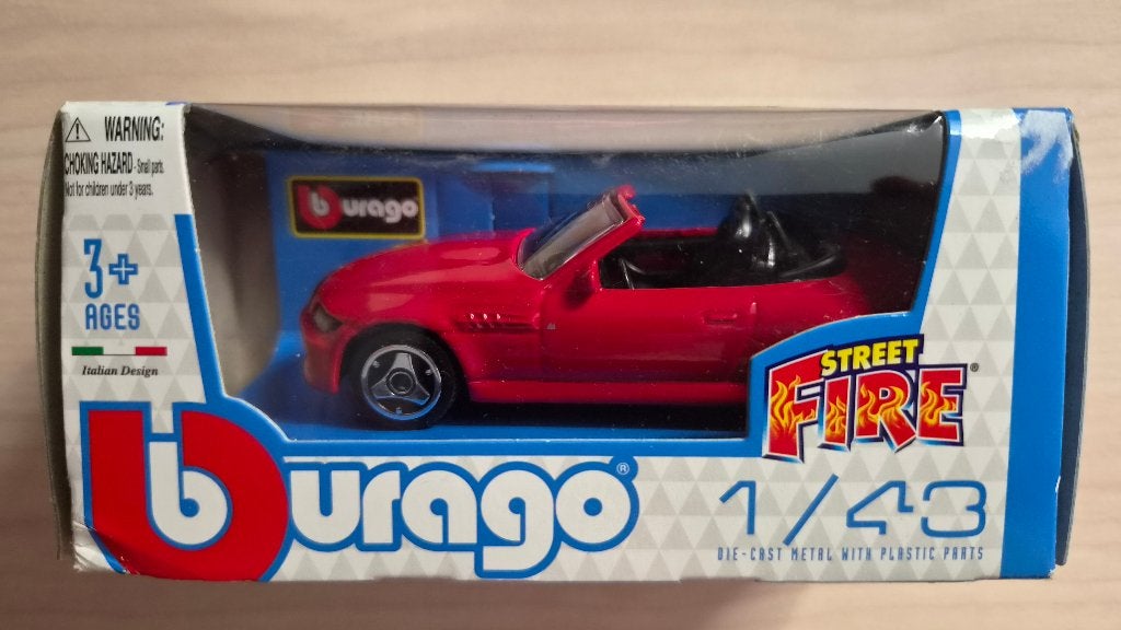 Schaalmodel Bburago BMW Z3 Cabrio (1:43), Hobby & Loisirs créatifs, Enlèvement ou Envoi, Neuf, Voiture, Burago