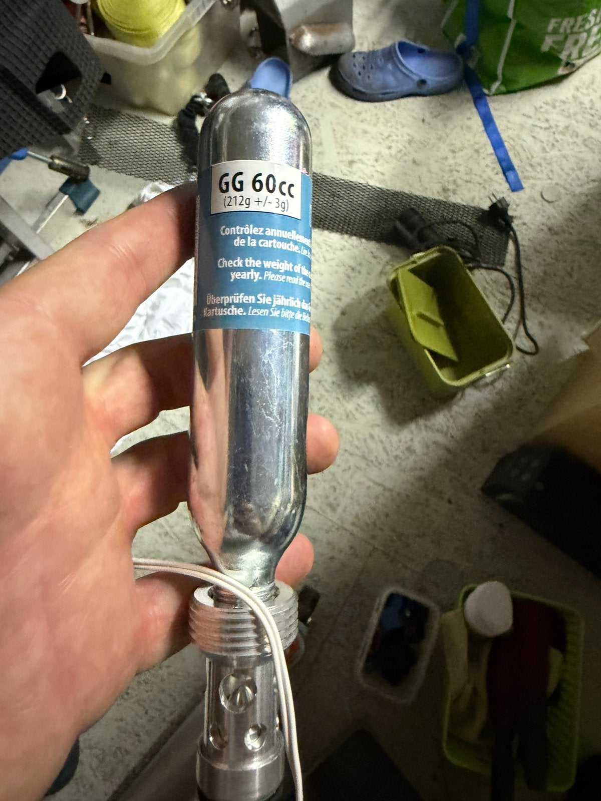 Helite B’safe CO2 cartridges 60cc (3 stuks), Fietsen en Brommers, Ophalen of Verzenden, Nieuw