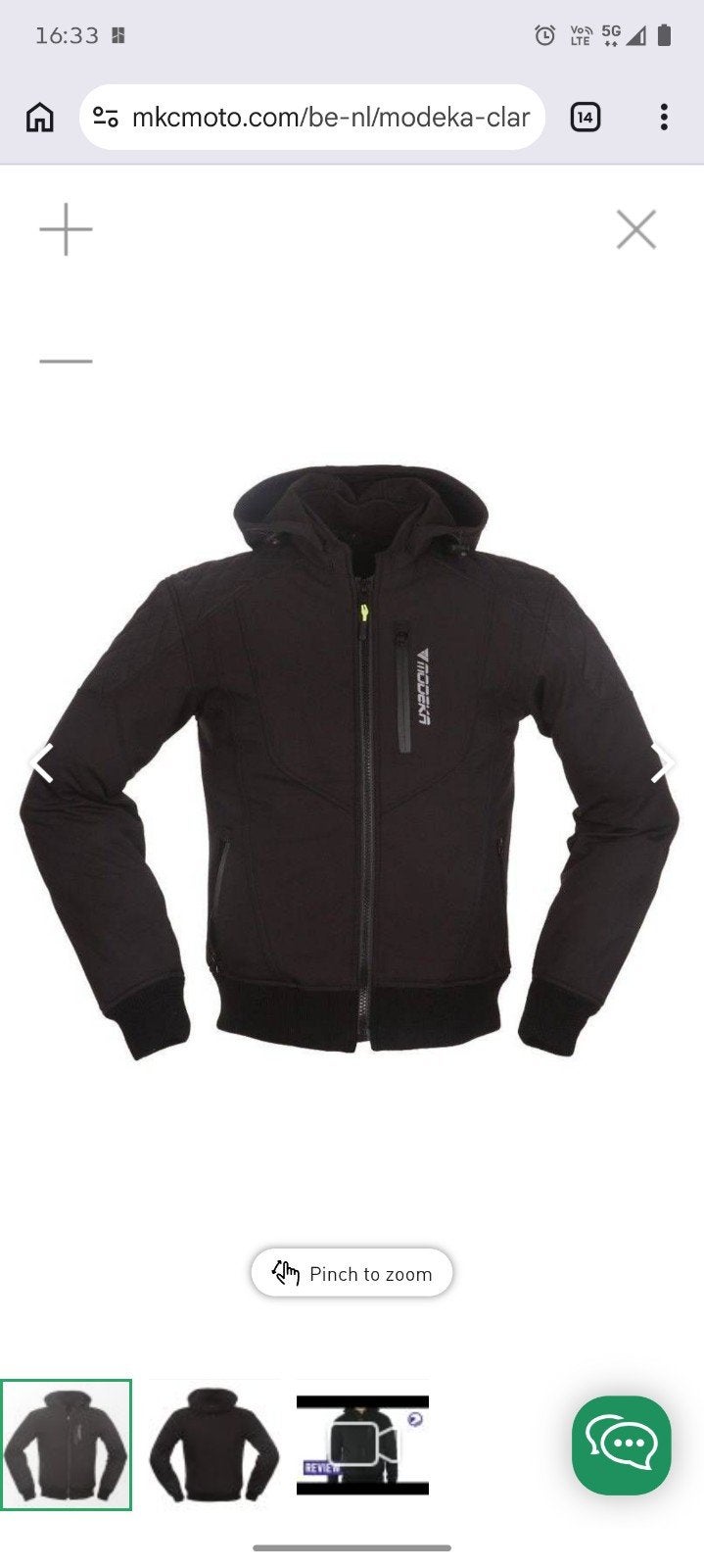Clarke Motorjas heren 5XL, Motoren, Kleding | Motorkleding, Ophalen, Heren