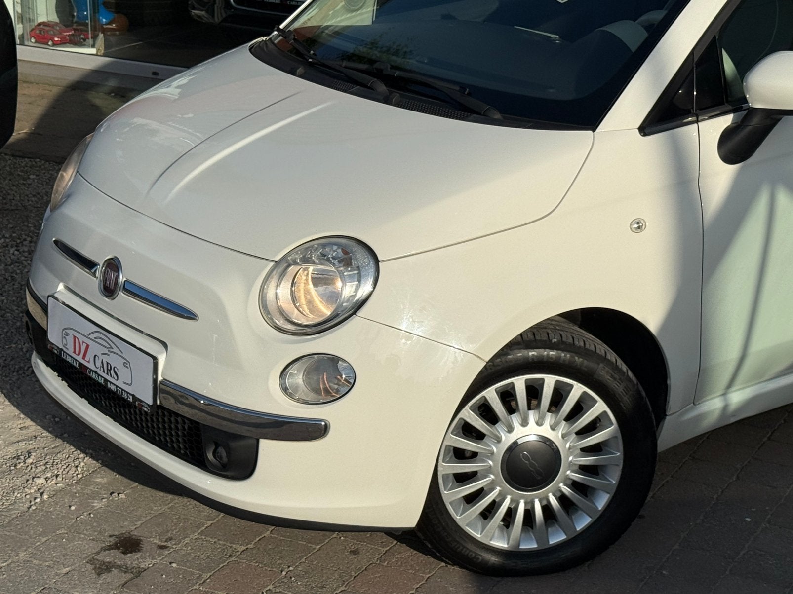 FIAT 500 1.2I 69PK |APPLE CARPLAY | NAVI | AIRCO | USB |, Voorwielaandrijving, Stof, Beige, 4 cilinders