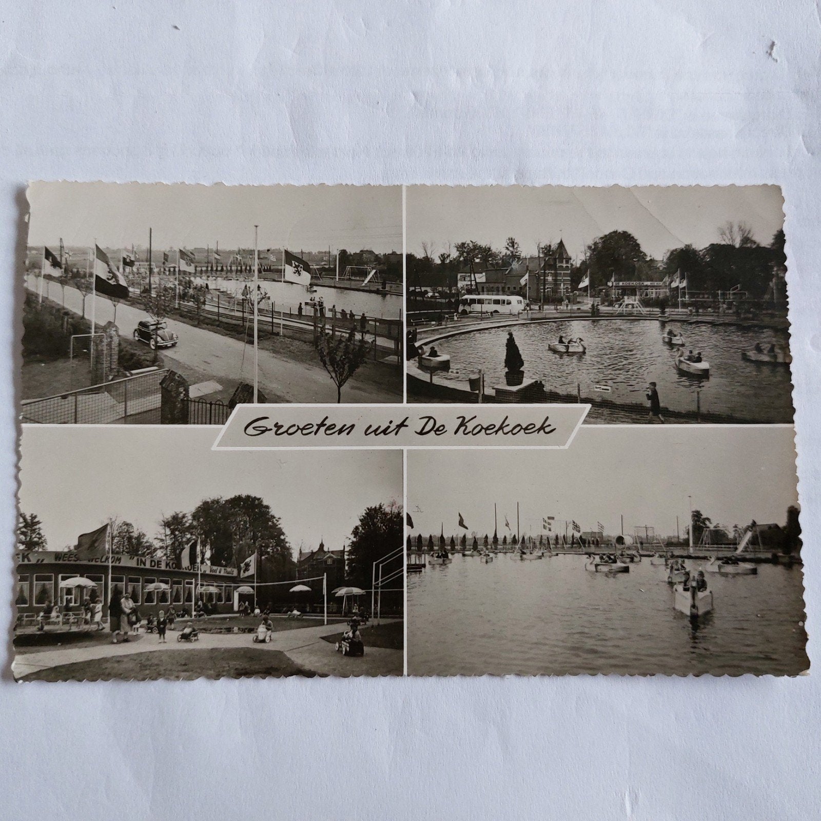 oude postkaart Hamont-Achel, Verzamelen, Foto's en Prenten, Ophalen of Verzenden