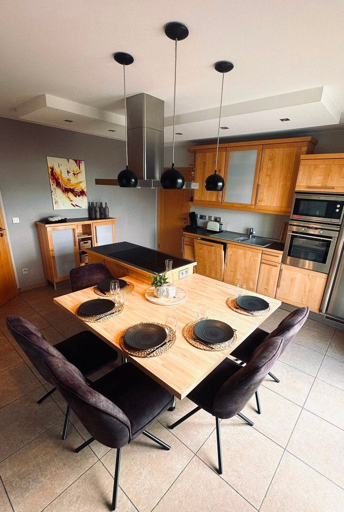 Cuisine équipée, Bois, Comme neuf, Brun, Enlèvement