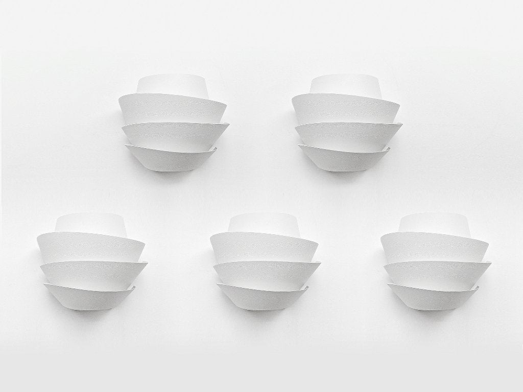 wandlampen modern design 5 stuks, Wit, Ophalen of Verzenden, Set, Metaal