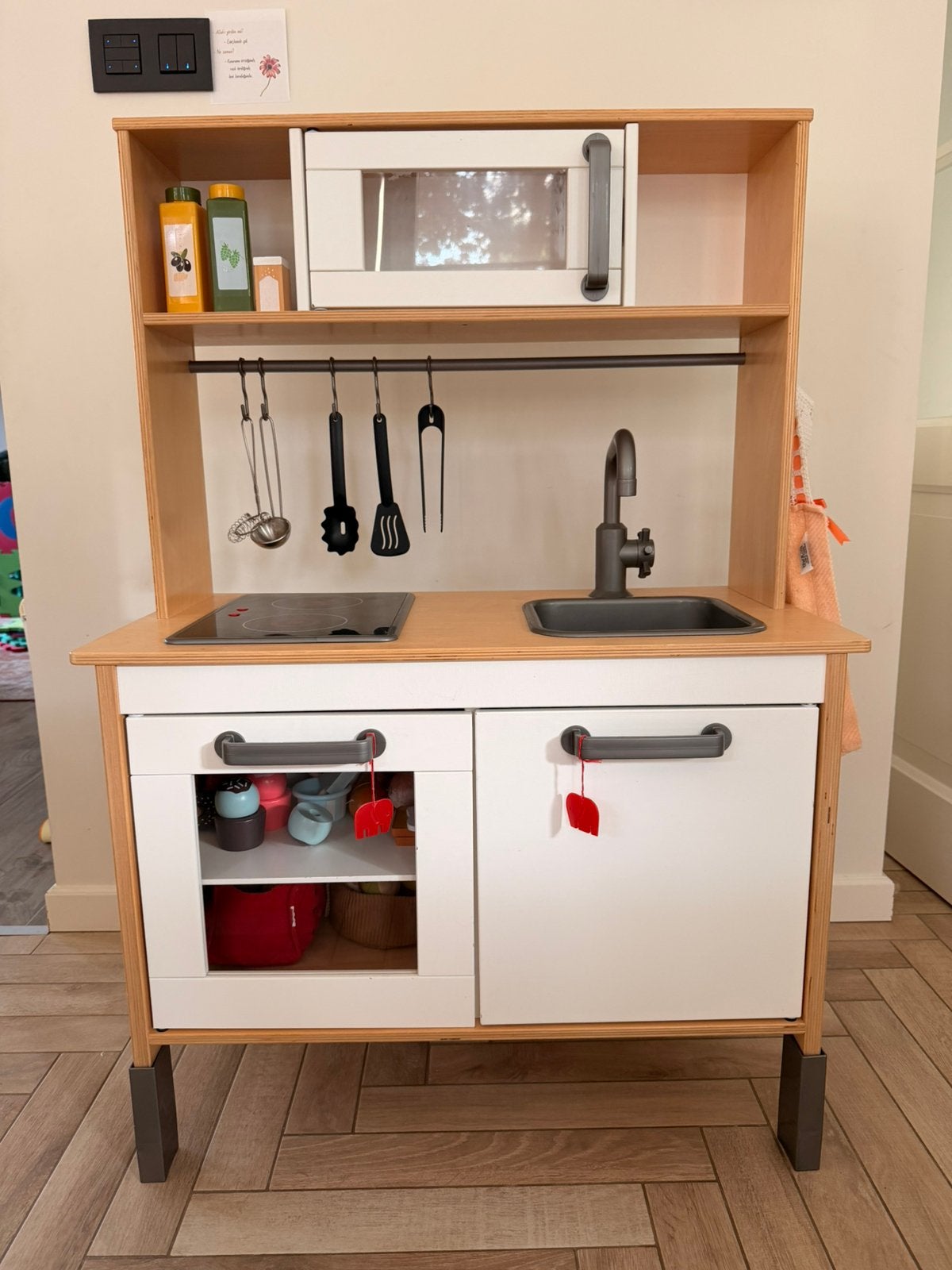 Ikea keuken met accessoires, Kinderen en Baby's, Ophalen, Zo goed als nieuw, Hout, Speelkeuken