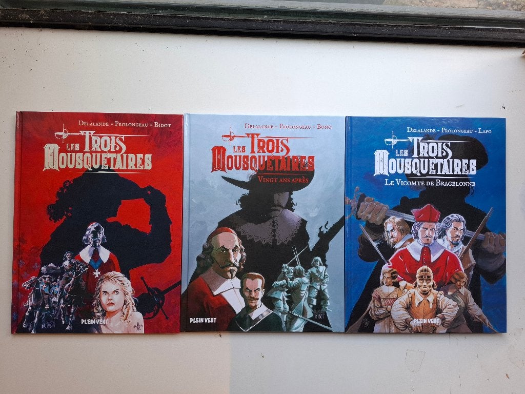 LES TROIS MOUSQUETAIRES TOMES 1 à 3 SERIE COMPLETE TOUS EO, Série complète ou Série, Enlèvement ou Envoi, Comme neuf