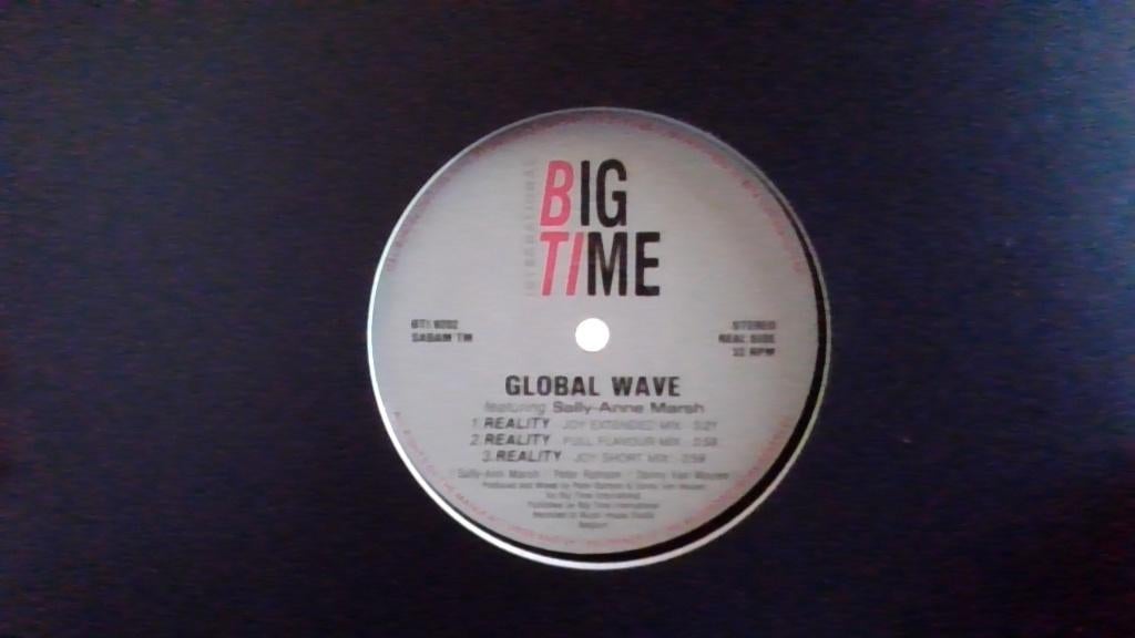 GLOBAL WAVE " REALITY ", Ophalen of Verzenden, Zo goed als nieuw, 12 inch, Techno of Trance