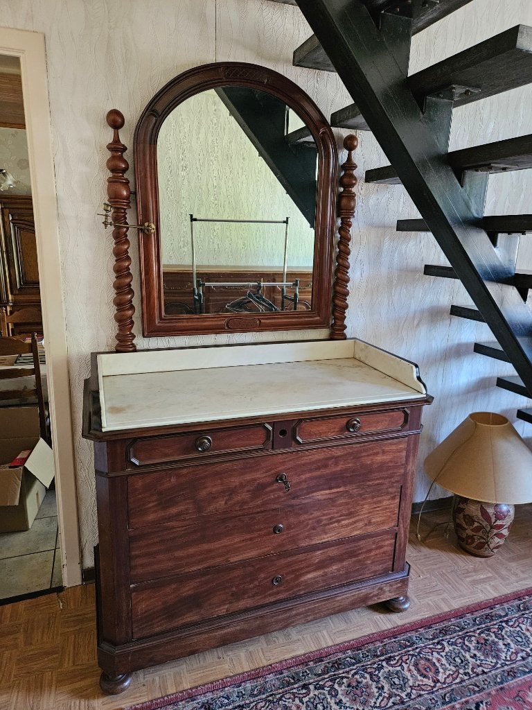 commode met spiegel, Ophalen, Gebruikt, Klassiek