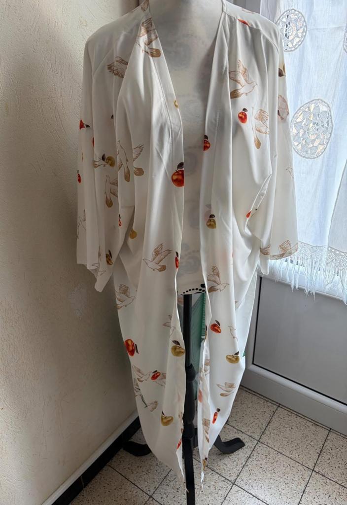 Kimono-/kamerjas en unieke pasvorm (groot formaat), Kleding | Dames, Pyjama's, Zo goed als nieuw, Ophalen of Verzenden