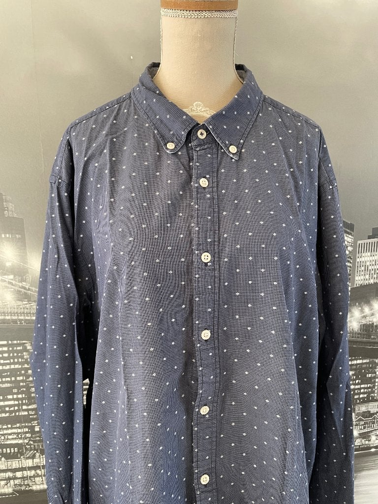 Tommy Hilfiger hemd New York Fit - XXL, Kleding | Heren, Verzenden, Zo goed als nieuw, Blauw, Tommy hilfiger
