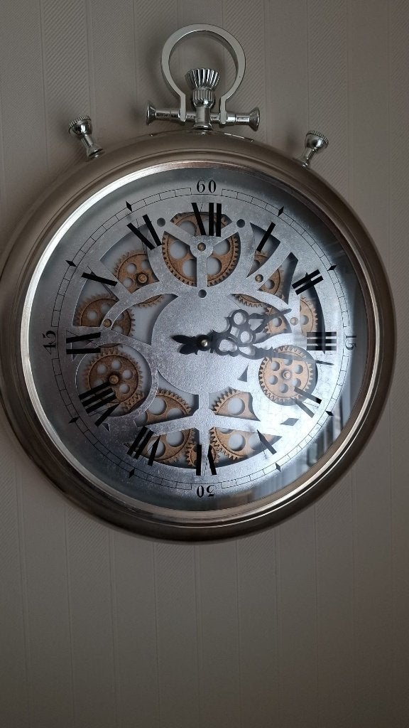 klok, Klassiek, Ophalen, Wit, Wandklok