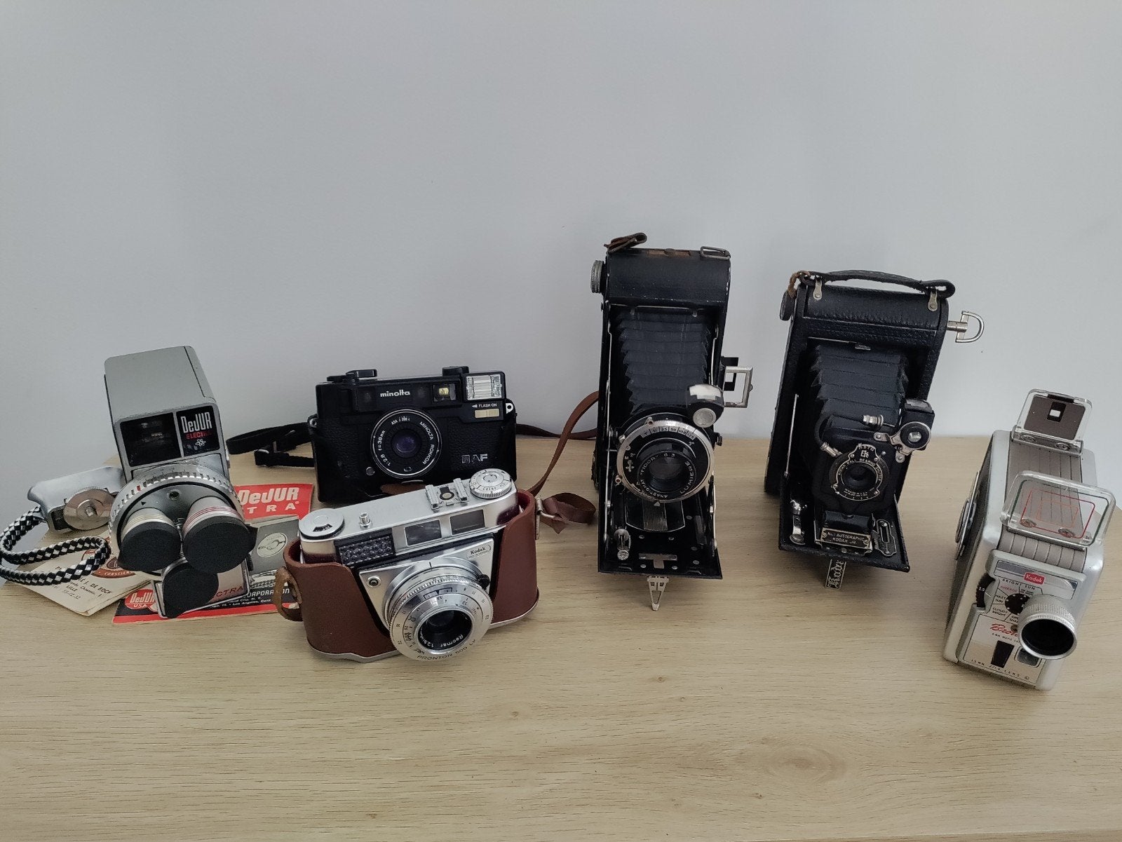 Lot appareils photos et caméras 8mm vintage, Ophalen