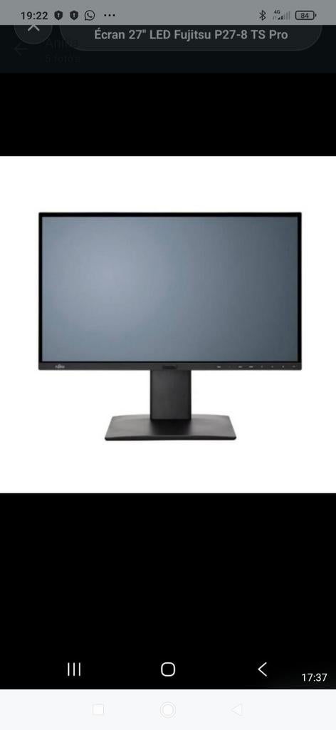 Écran ergonomique de 27 pouces, Enlèvement ou Envoi, HDMI, IPS