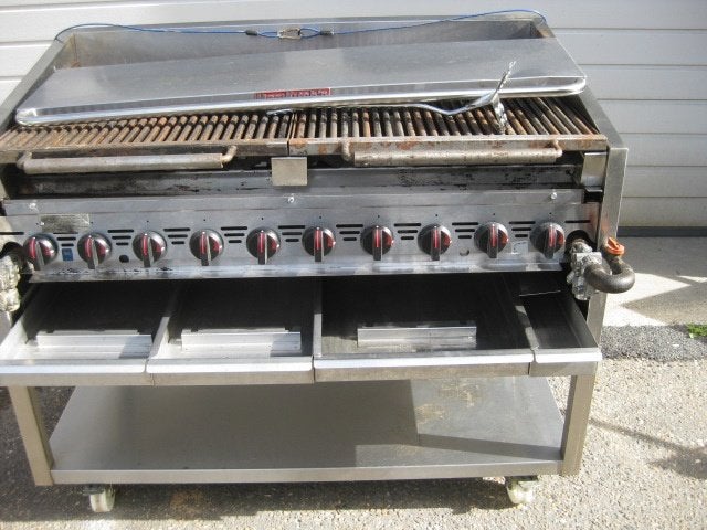griekse grill  op gas, Ophalen, Gebruikt, Fornuis, Frituur en Grillen