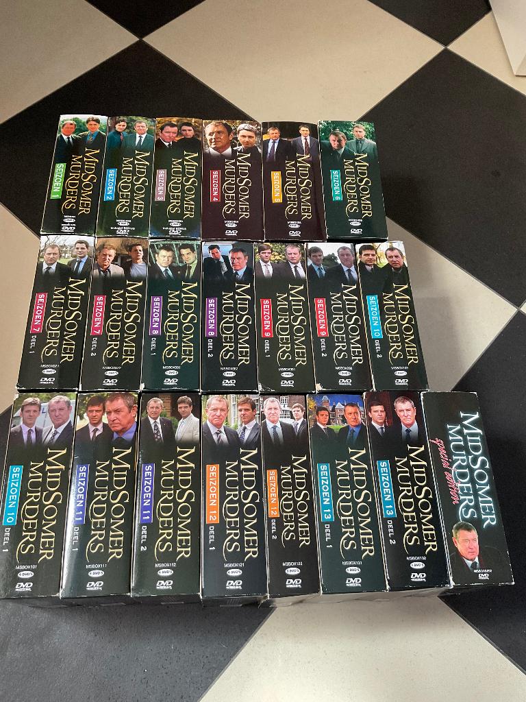 DVD’s Midsomer murders seizoen 1 t/m 13 + special edition, Ophalen of Verzenden, Zo goed als nieuw