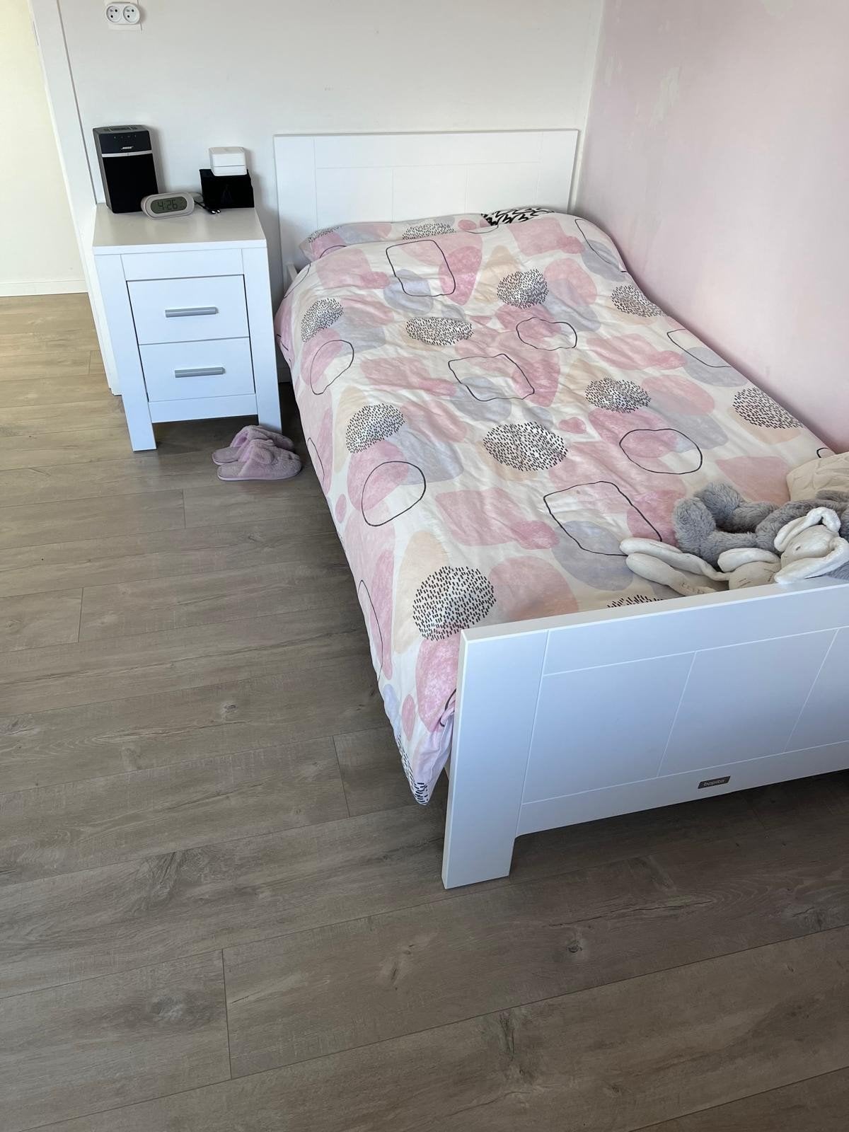 1 persoonsbed Bopita - inclusief lattebodem en matras, Huis en Inrichting, Ophalen, Zo goed als nieuw, Eenpersoons
