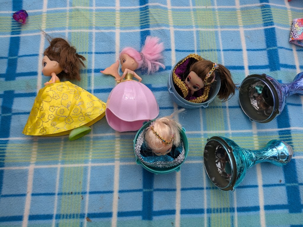 Poppetjes plooibaar, Ophalen, Gebruikt