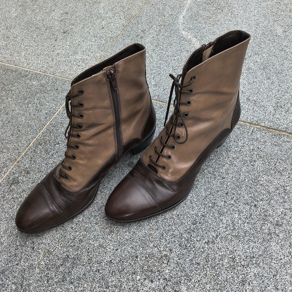 schoenen, Kleding | Dames, Ophalen, Bruin, AGL, Lage of Enkellaarzen