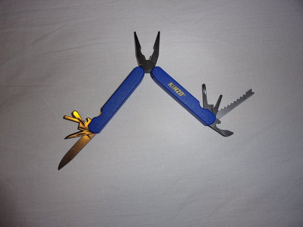 multitool merk kinzo type leatherman, Ophalen