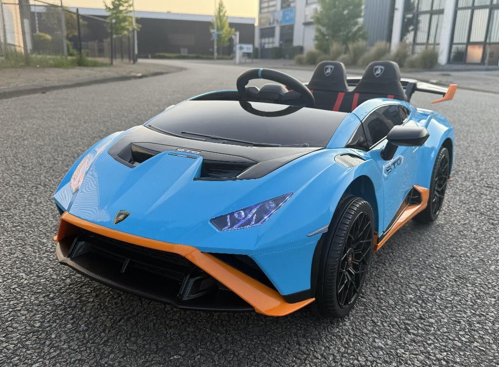 Lamborghini Huracan STO 12v Drift – 9km per uur – Leder NIEU, Kinderen en Baby's, Speelgoed | Buiten | Accuvoertuigen, Nieuw, Ophalen of Verzenden