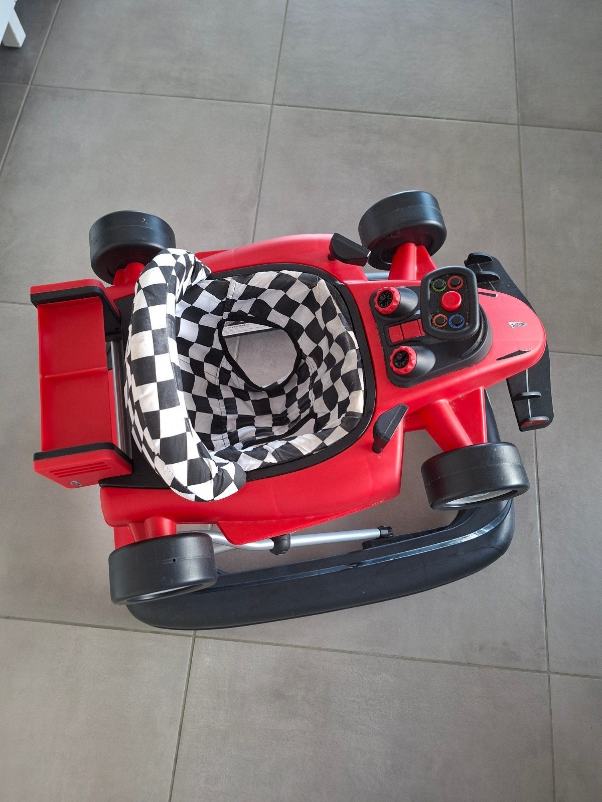 Tryco F1 Racer Red 2-in-1 Loopstoel en Loopwagen, Kinderen en Baby's, Speelgoed | Babyspeelgoed, Ophalen