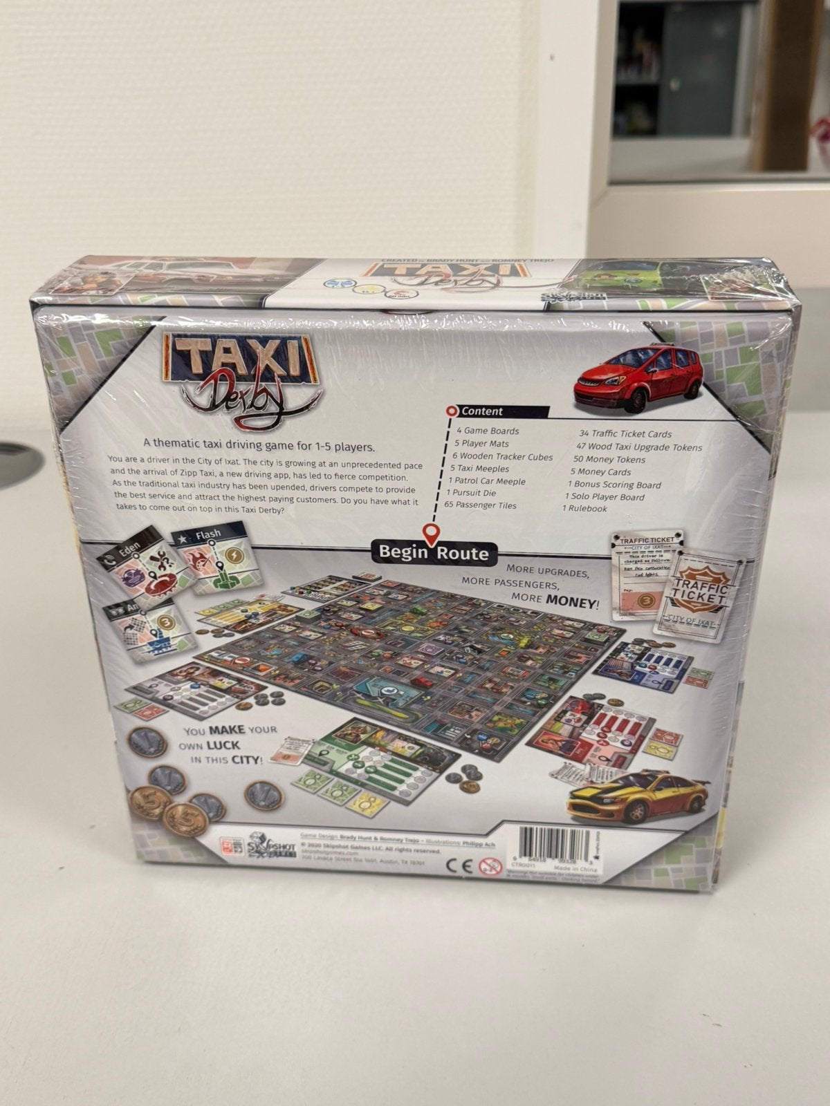 Jeu de plateau rare Taxi Derby Deluxe Edition nouveau scellé, Enlèvement ou Envoi, Neuf