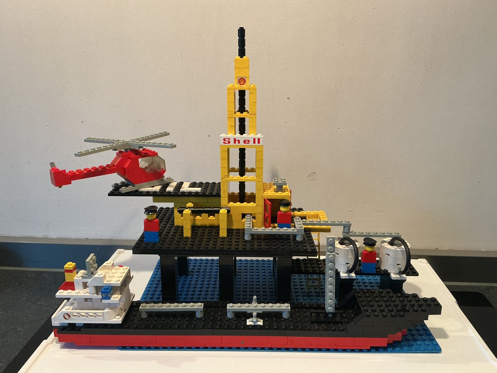Lego 373 Offshore Rig with Fuel Tanker, Ophalen, Gebruikt, Lego