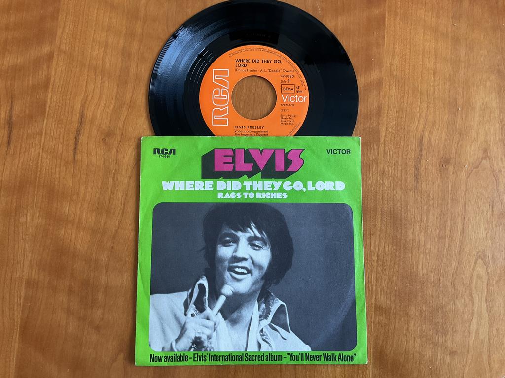 Elvis Presley - Where Did They Go, Lord, Ophalen of Verzenden, Gebruikt