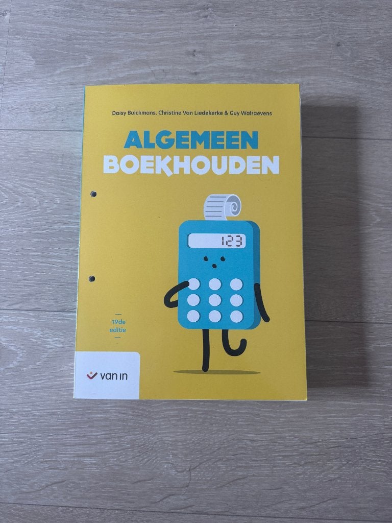 Algemeen Boekhouden Boek Van In, Boeken, Ophalen of Verzenden, Nieuw, Accountancy en Administratie, Van In