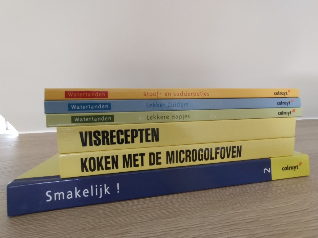6 gloednieuwe kookboeken / Colruyt, Ophalen, Nieuw, Overige typen