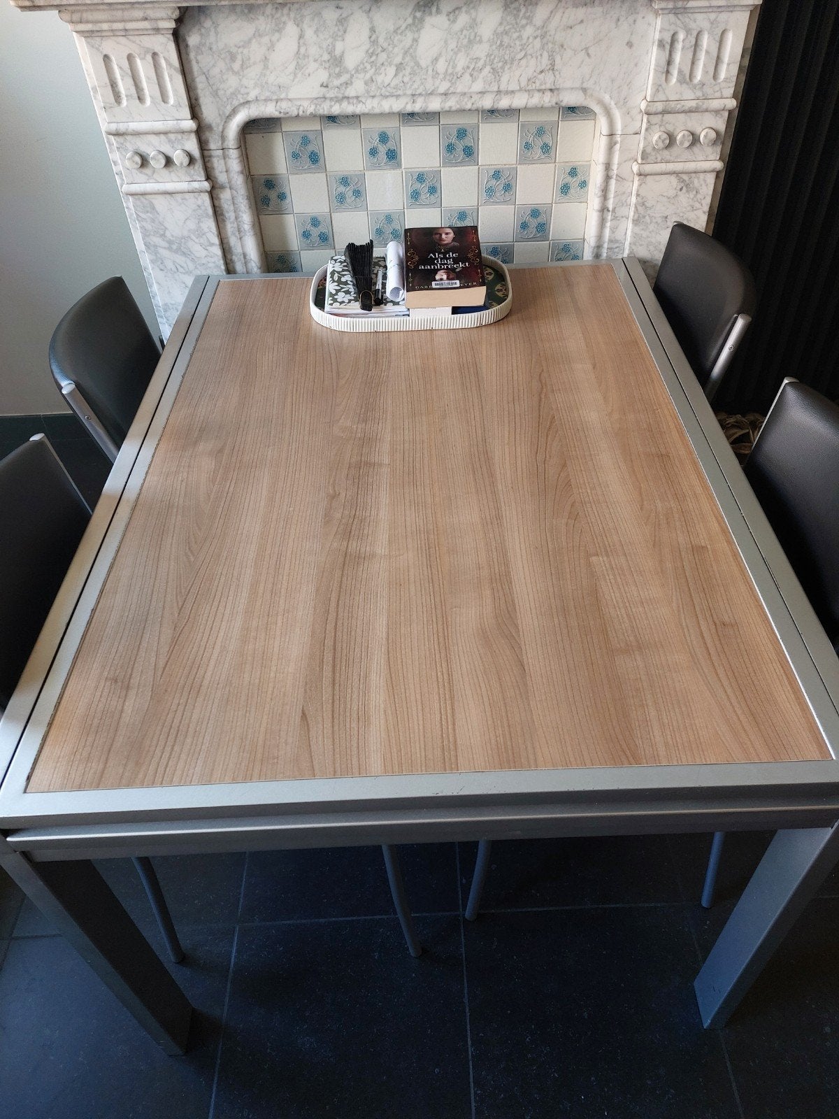 Uitschuifbare tafel, Ophalen, Rechthoekig
