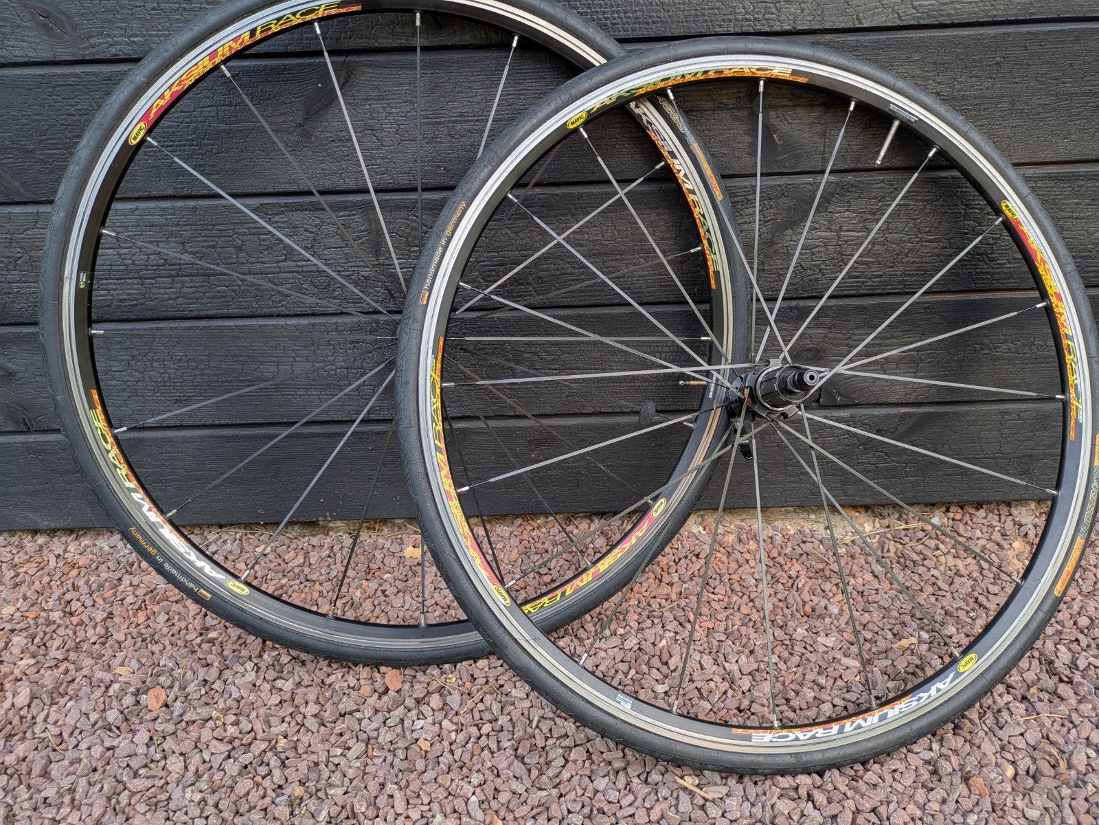 Mavic aksium race wielset, Ophalen