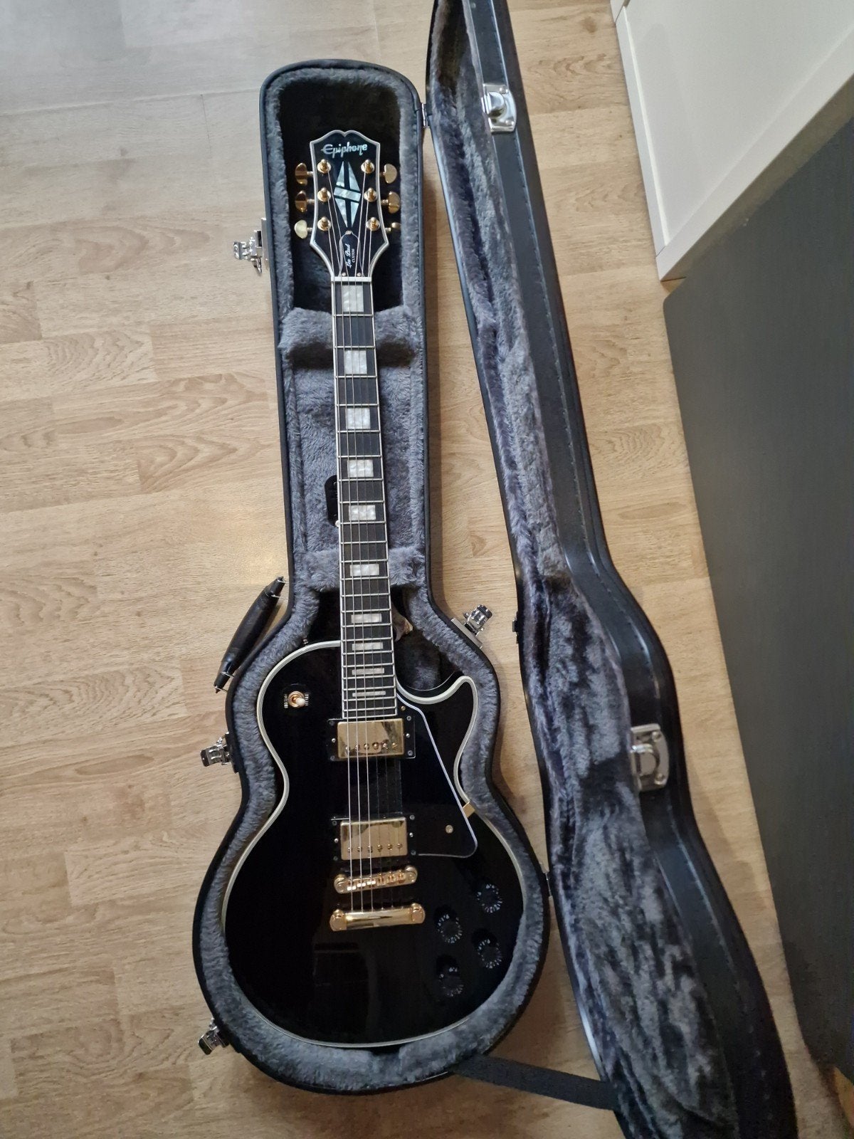 modified Epiphone Les Paul custom inspired by Gibson, Musique & Instruments, Enlèvement, Comme neuf, Solid body, Epiphone