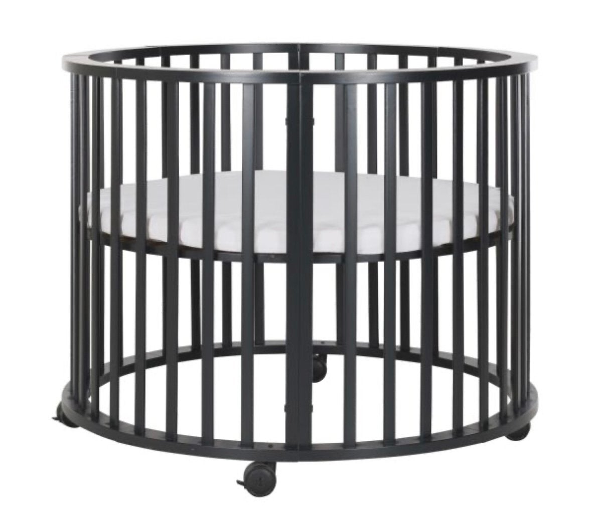 Baby ronde box op wieltjes, Kinderen en Baby's, Babyparken, Ophalen, Zo goed als nieuw, Rond, In hoogte verstelbaar