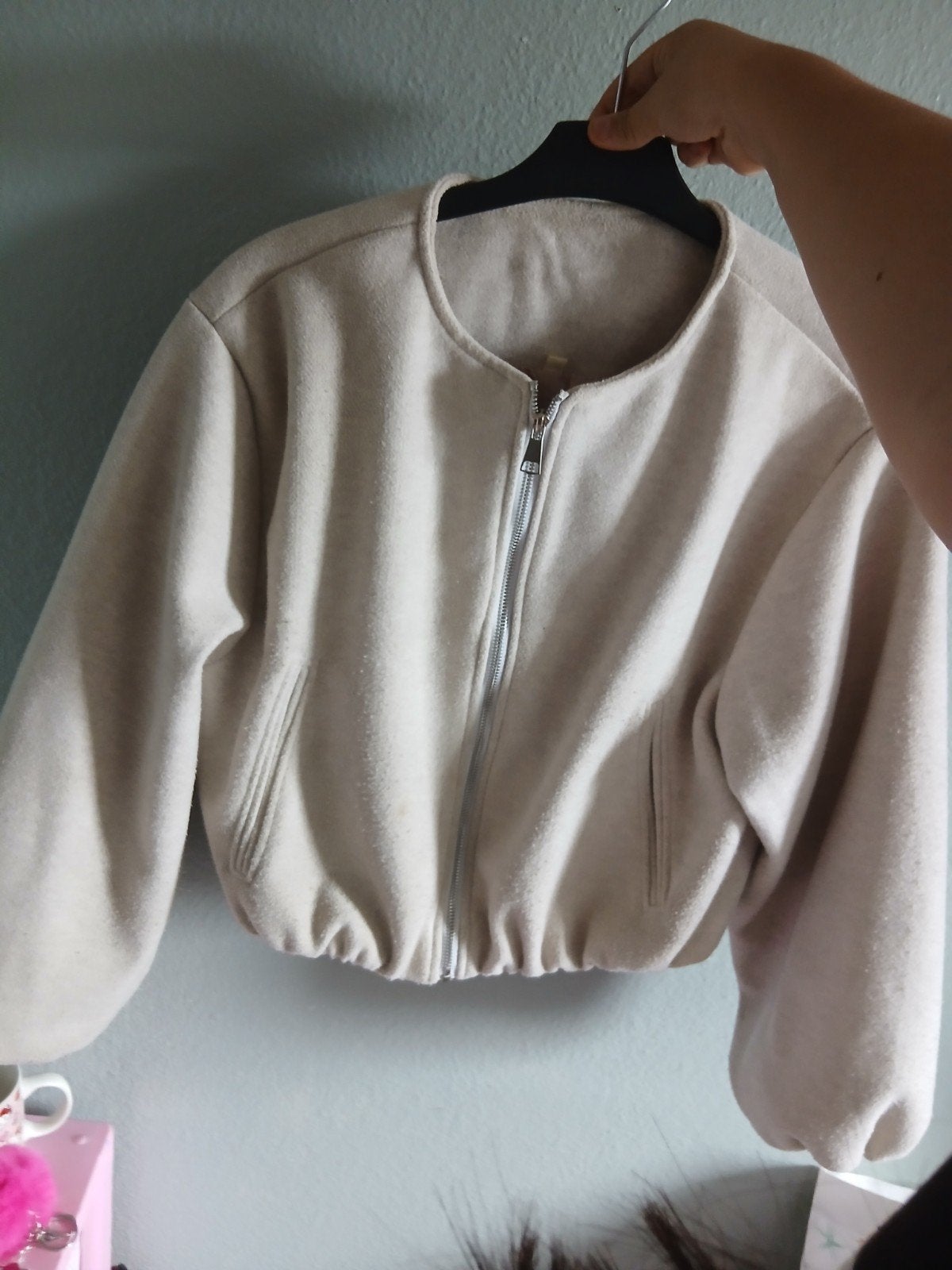 een zomer jas, Kleding | Dames, Beige, Gedragen, Shein, Ophalen