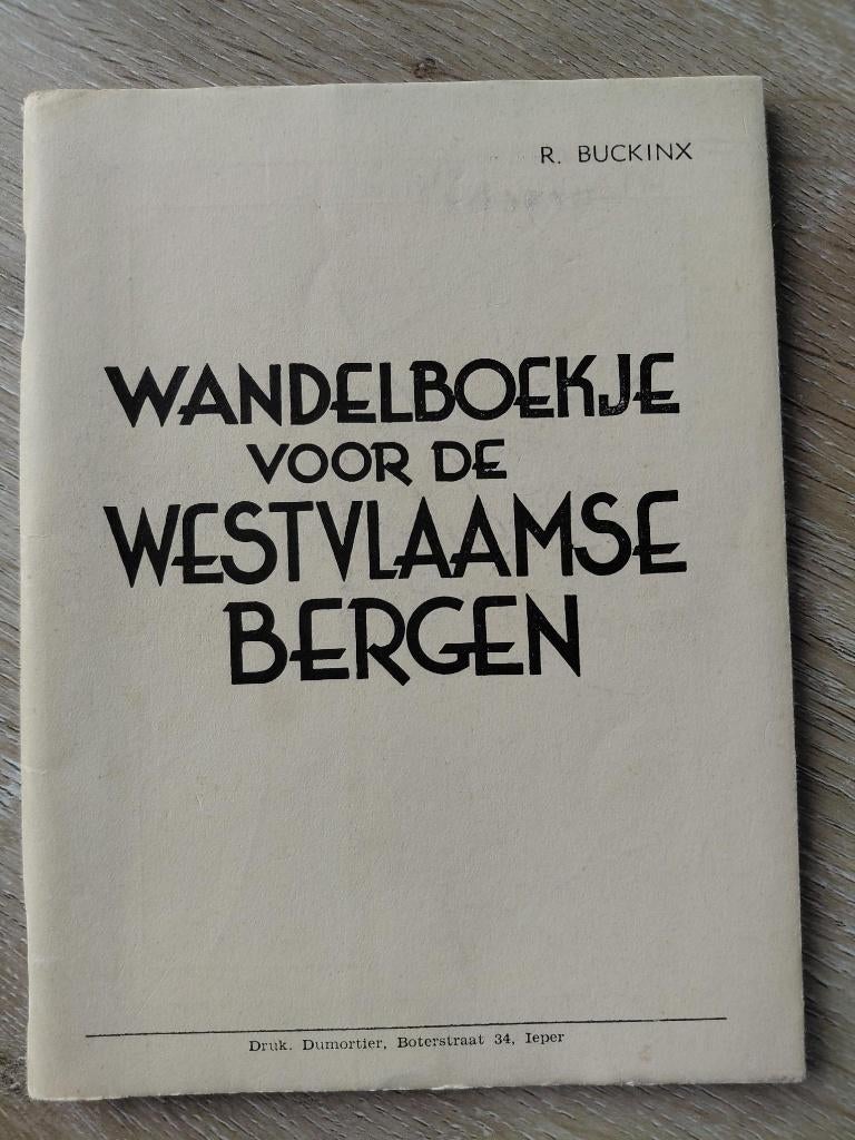 Wandelboekje voor de Westvlaamse bergen, Ophalen, Gelezen