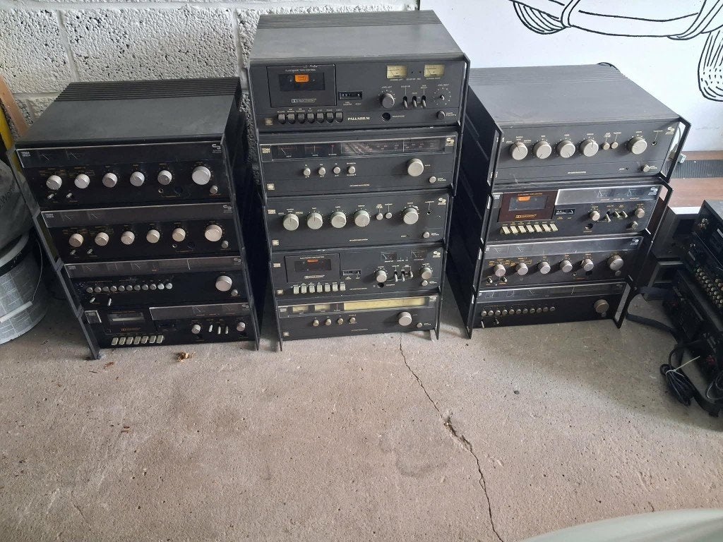 Partij Vintage HiFi: 12x Schneider TEAM + 1x Palladium, Audio, Tv en Foto, Gebruikt, Losse componenten, Cassettedeck, Ophalen