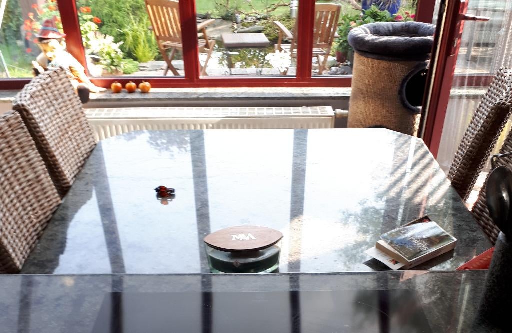 Granieten tafel, Ophalen, Overige materialen, Vierkant, Nieuw