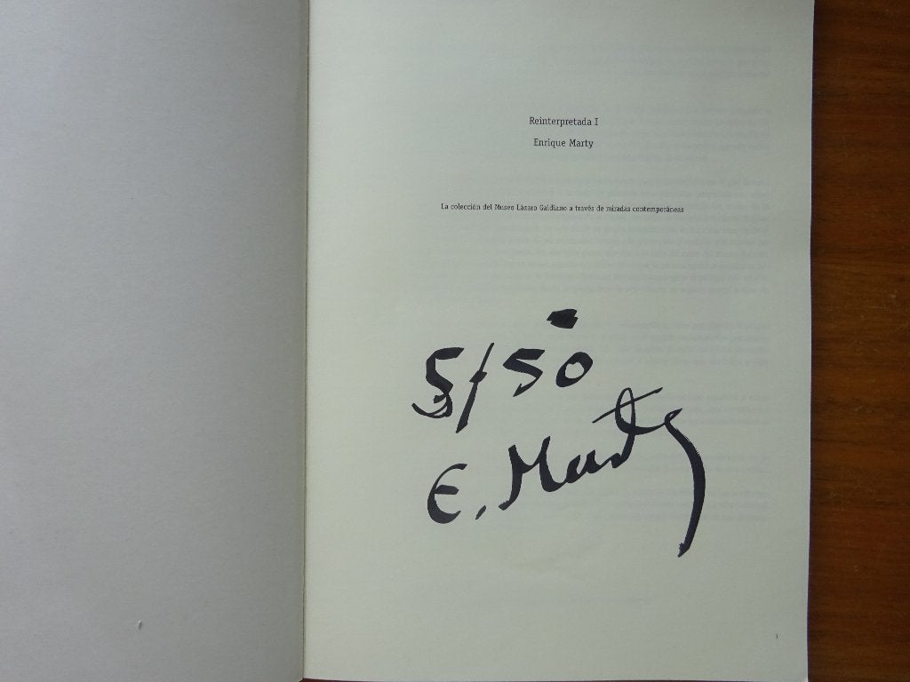Enrique Marty -  2014 Museo Galdiano **signed**5/50, Enlèvement ou Envoi, Comme neuf, Peinture et dessin