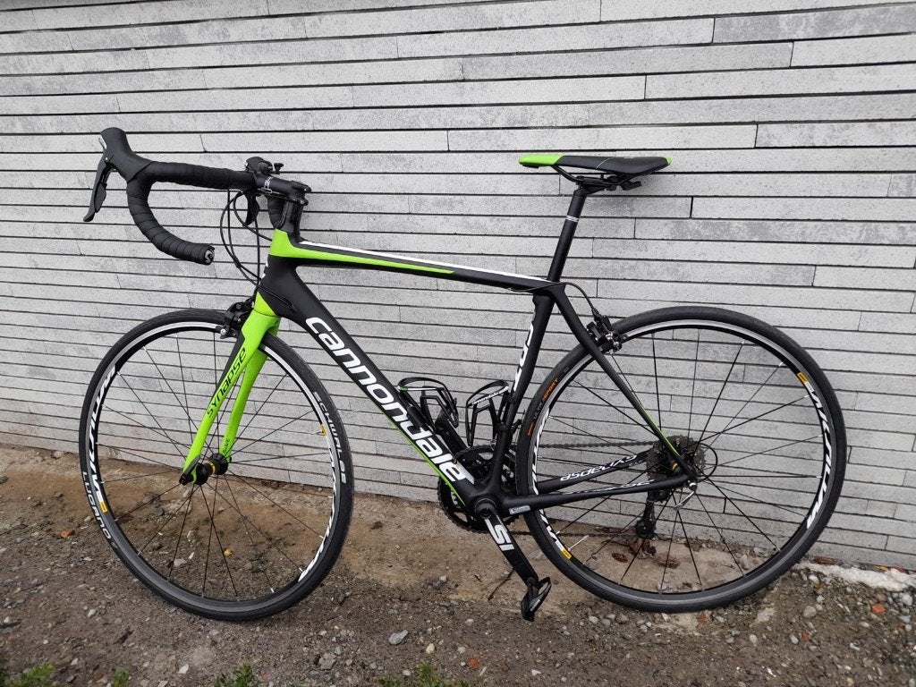 Cannondale racefiets, 28 inch, Carbon, Zo goed als nieuw, 15 tot 20 versnellingen