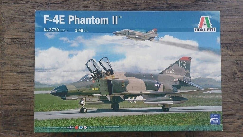 Maquette avion F-4E Phantom II 1/48 Italeri, Enlèvement, Neuf, Avion, Italeri