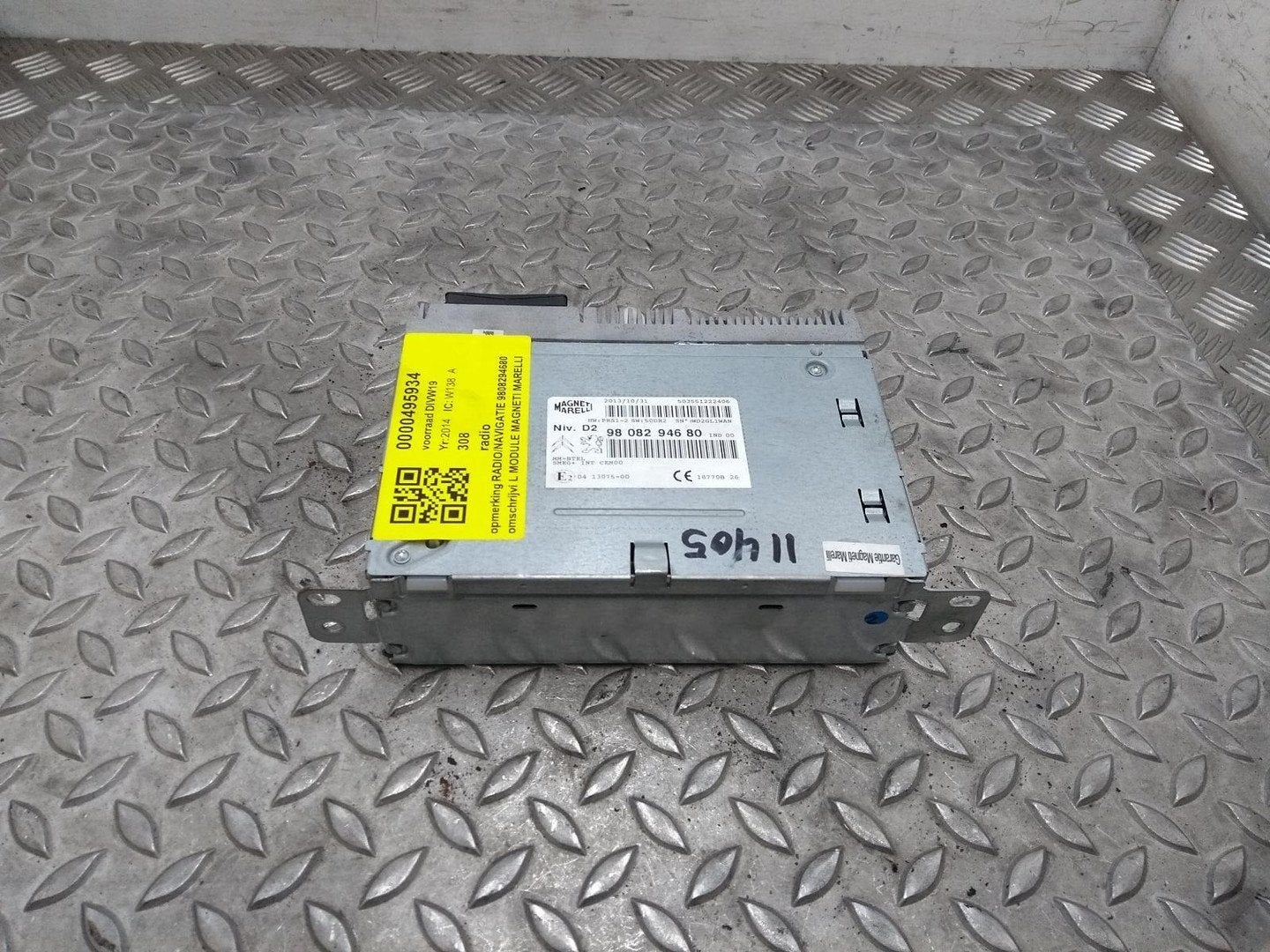 PEUGEOT 308 RADIO 9808294680 2014, Enlèvement ou Envoi, Utilisé, ARN reconnu