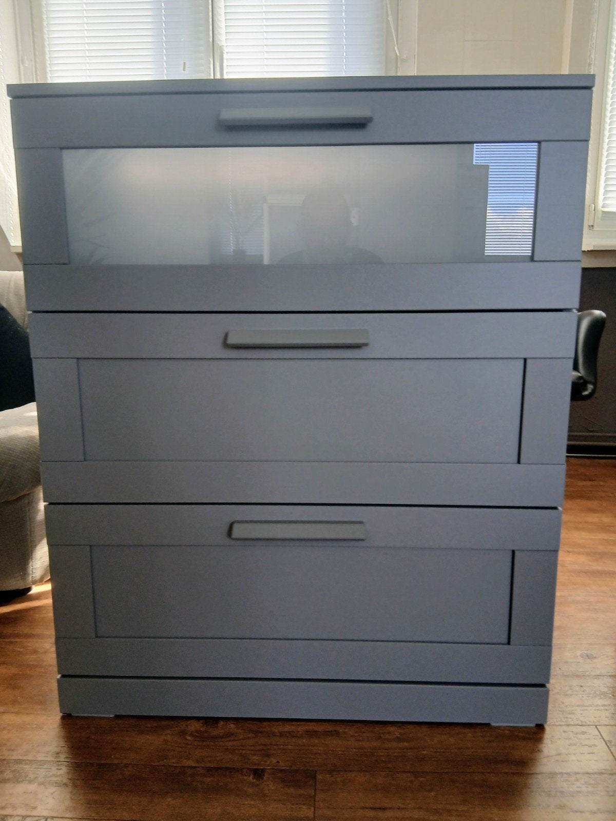 Grijze ladenkast IKEA  NIEUW  !!, Ophalen, Nieuw, 50 tot 100 cm, 3 of 4 laden