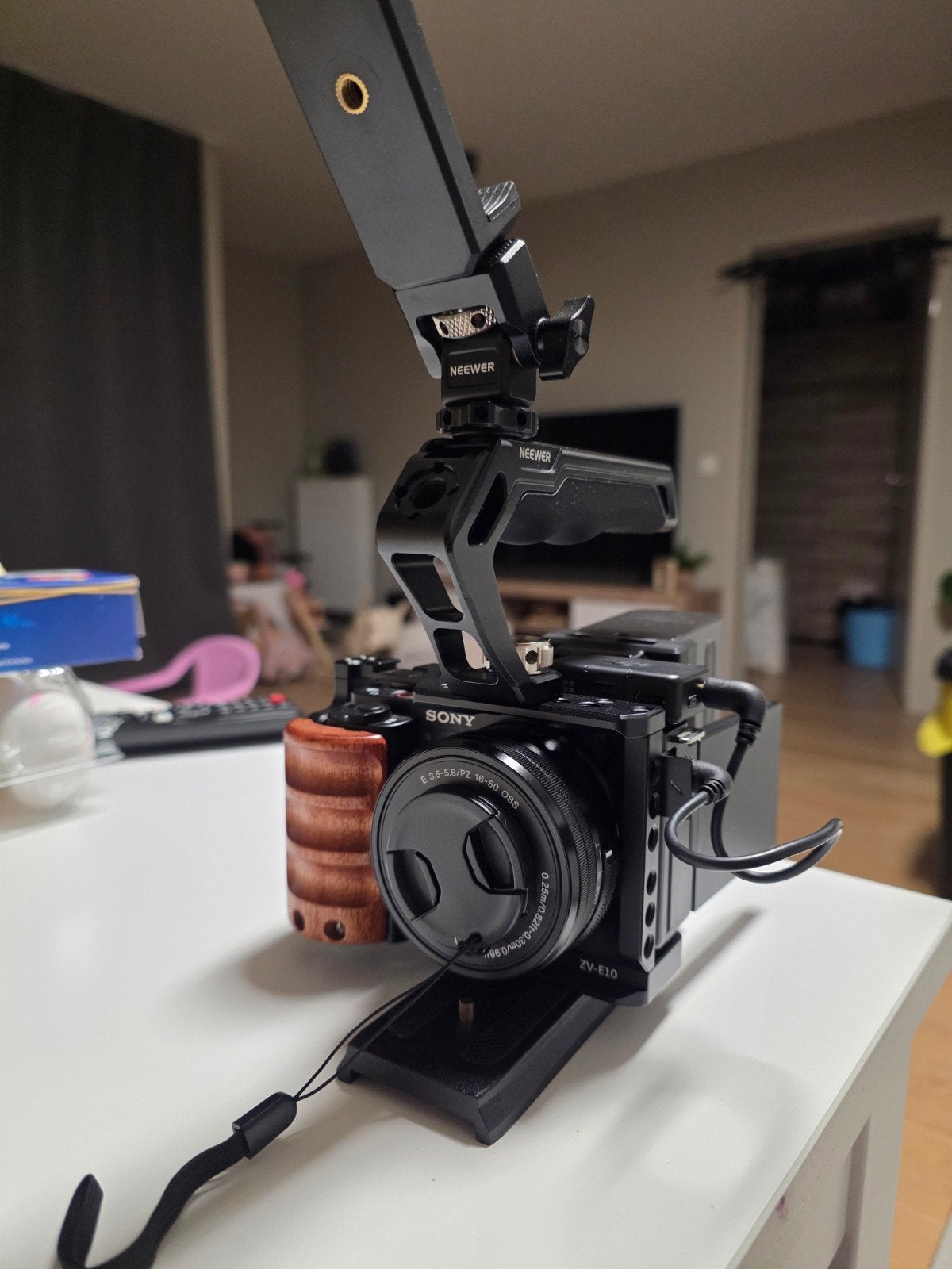Sony ZV-E10 met Full rig, Audio, Tv en Foto, Ophalen, Camera, Sony