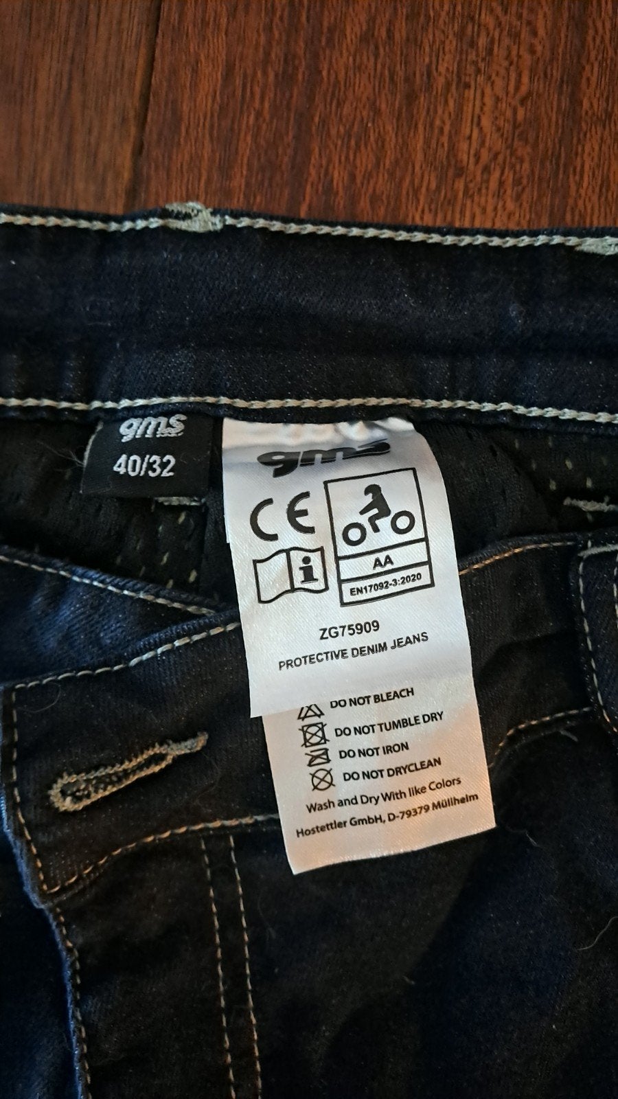 Nieuwe Motobroek jeans met beveiliging maat 40/32/, Ophalen